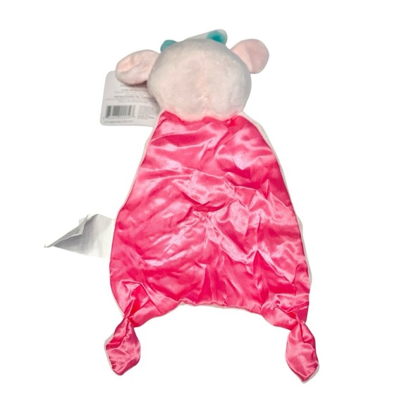 (NWT) HTF Swiggles Giraffe Pink Minky Lovey Pacifier Holder with Soothing Satin - Picture 2 of 4